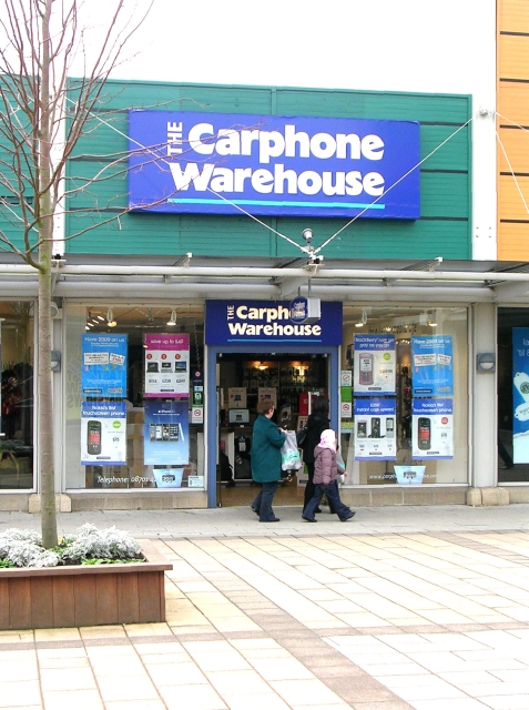 Entrance to Carphone Warehouse store